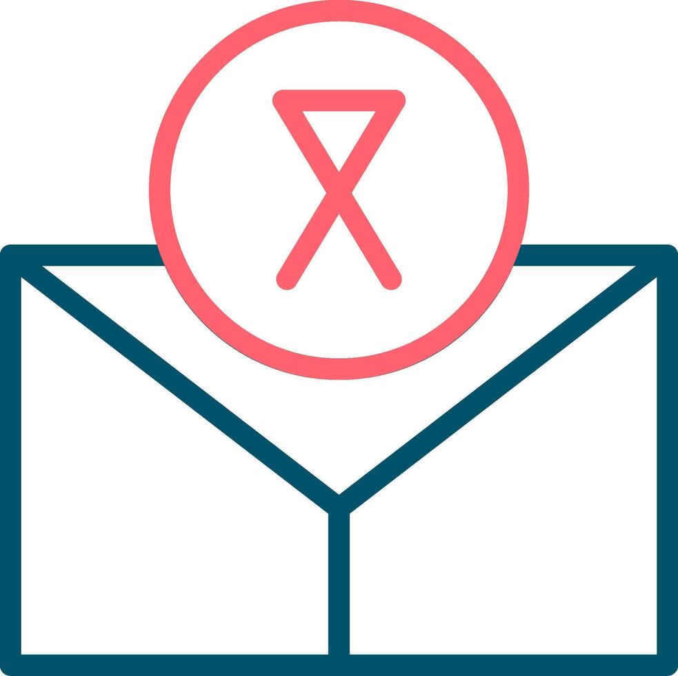 E-Mail kreatives Icon-Design vektor