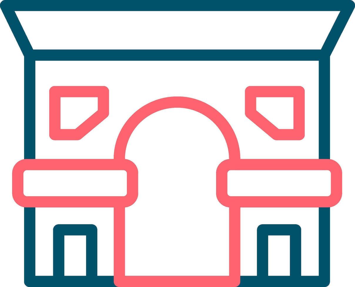 Arc de Triomphe kreatives Icon-Design vektor