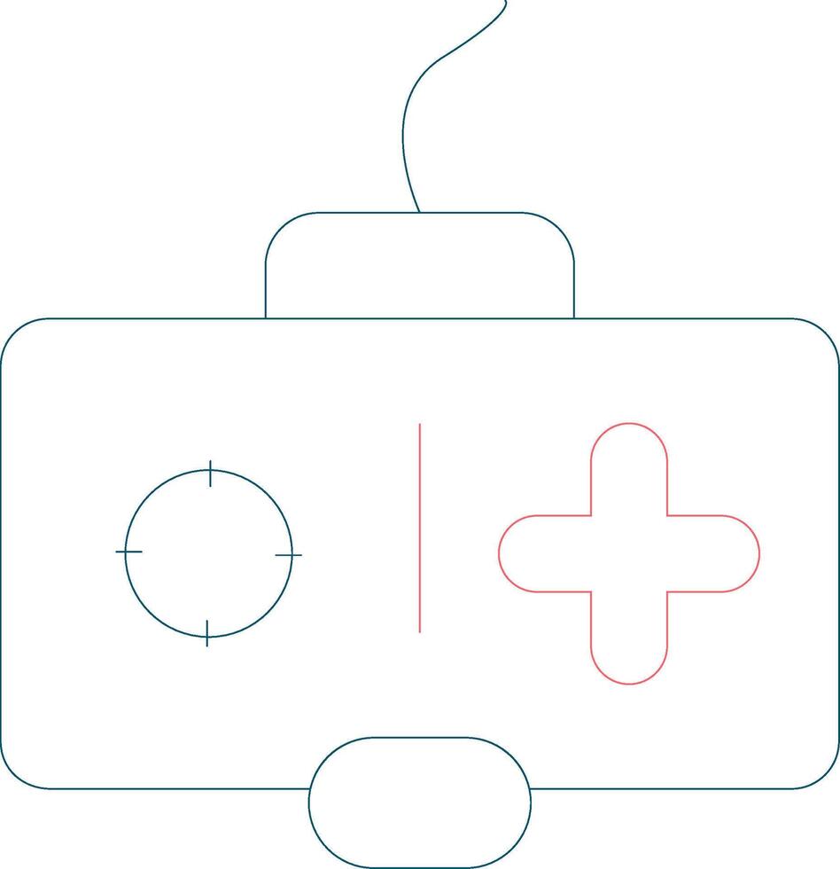 Spiel Konsole kreativ Symbol Design vektor
