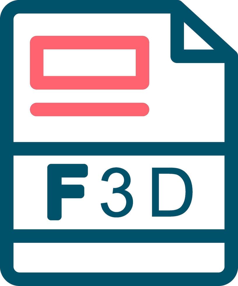 f3d kreativ ikon design vektor
