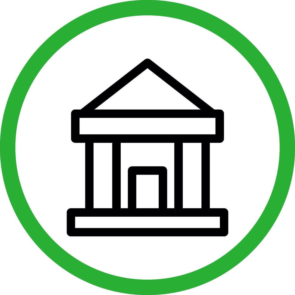 Bank kreatives Icon-Design vektor