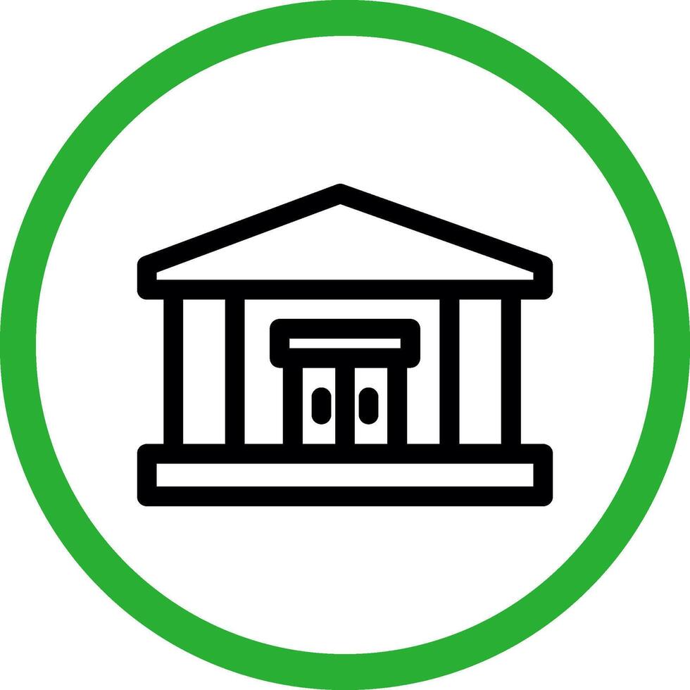 Bank kreatives Icon-Design vektor