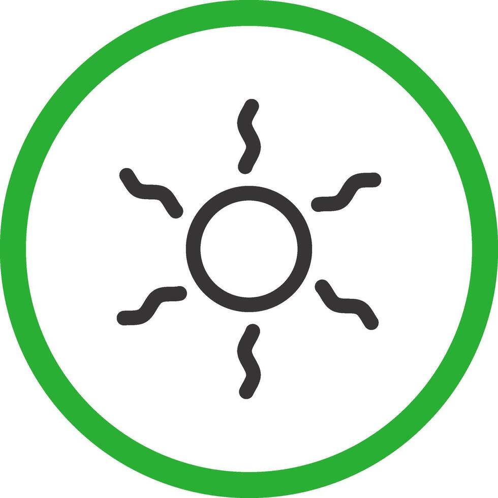 Sonne kreatives Icon-Design vektor