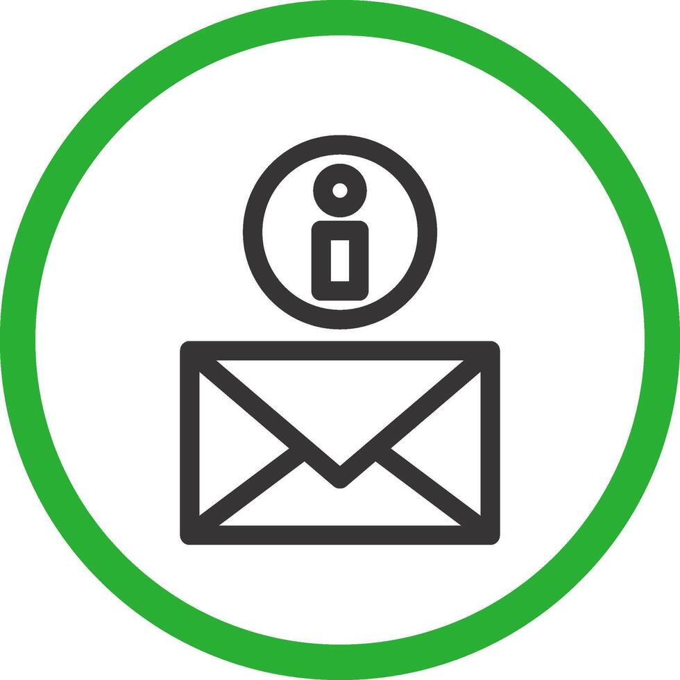 E-Mail kreatives Icon-Design vektor