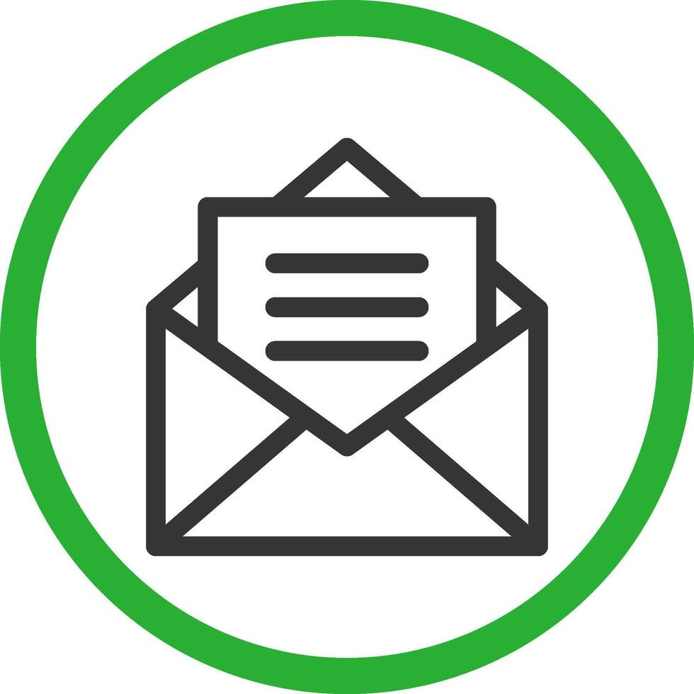 E-Mail kreatives Icon-Design vektor