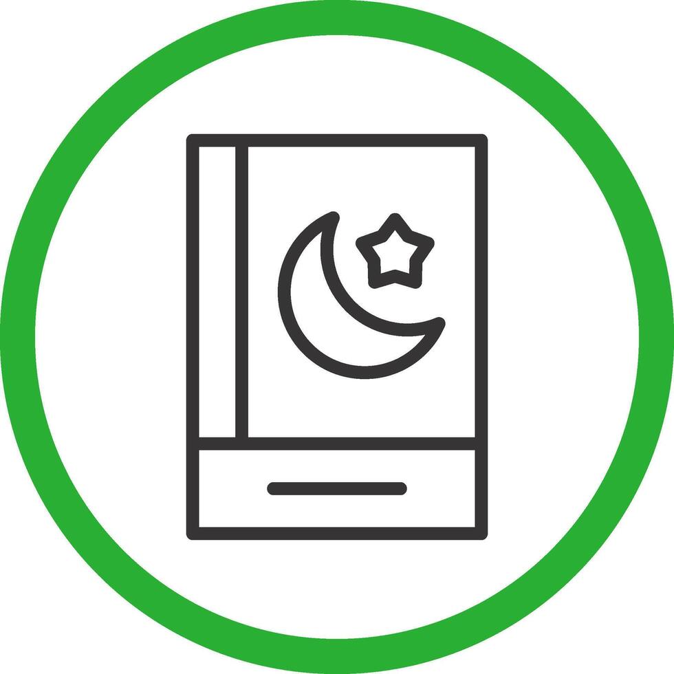 Koran kreatives Icon-Design vektor