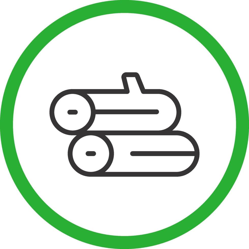 Log kreatives Icon-Design vektor