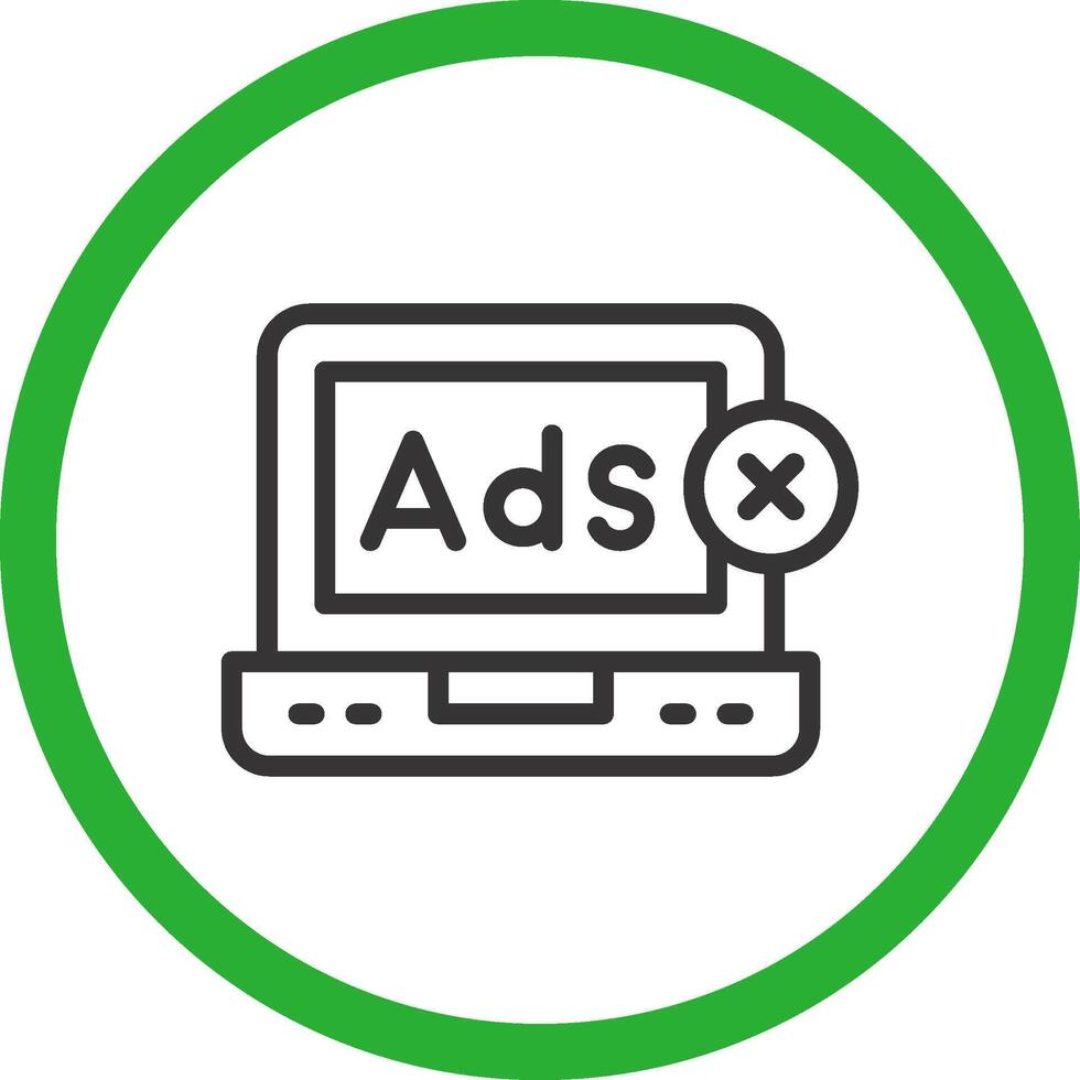 online Werbung kreativ Symbol Design vektor