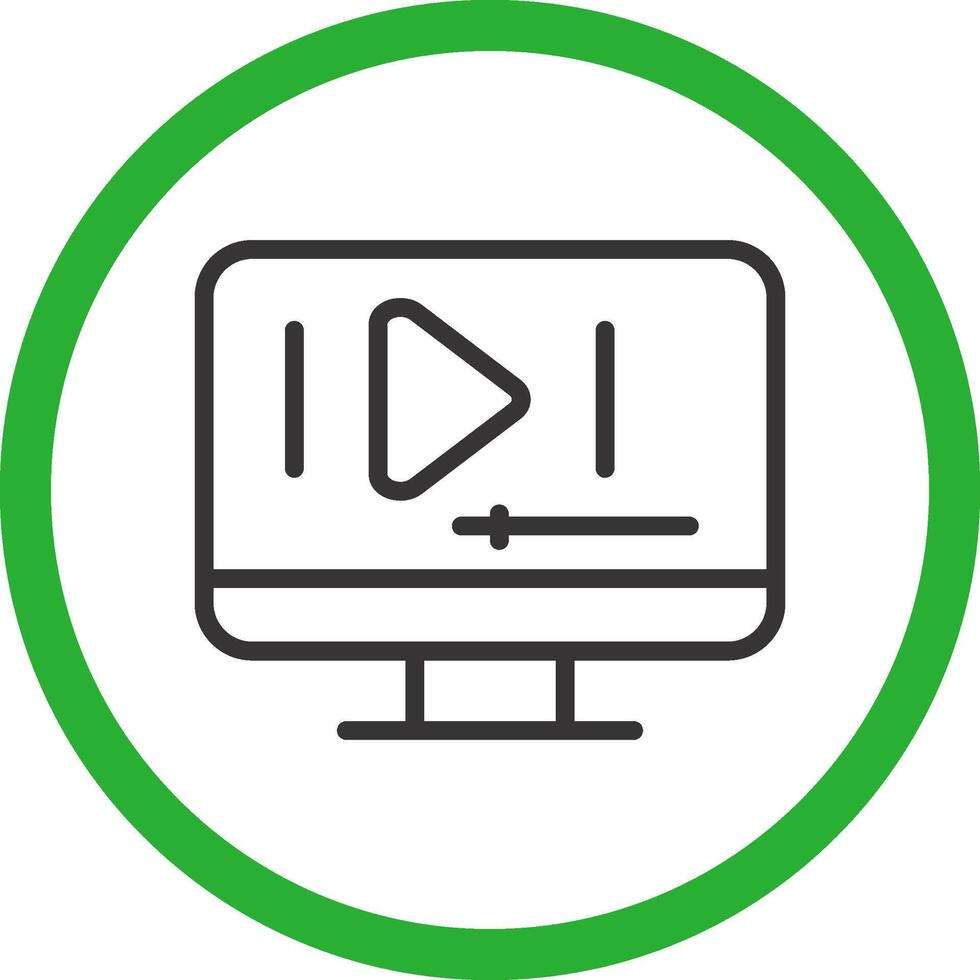 Video abspielen kreativ Symbol Design vektor