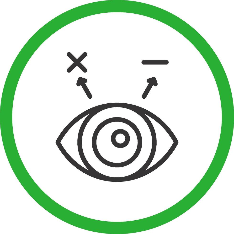 Stereo Vision kreativ Symbol Design vektor