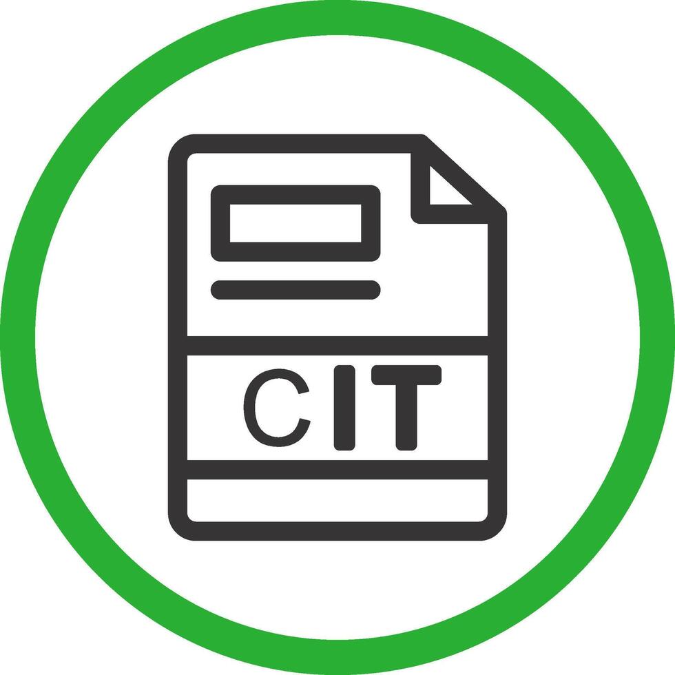 cit kreativ Symbol Design vektor