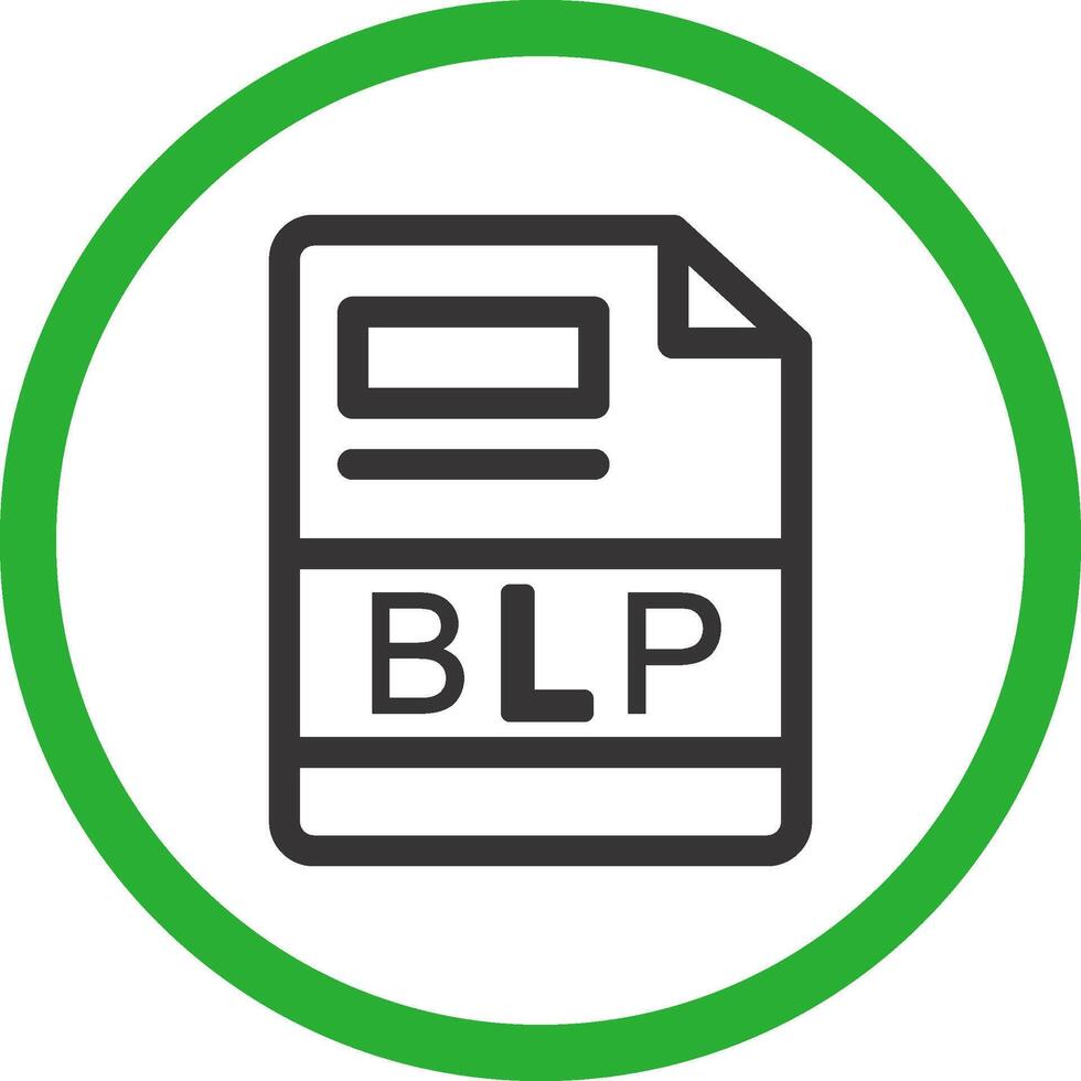 blp kreativ Symbol Design vektor