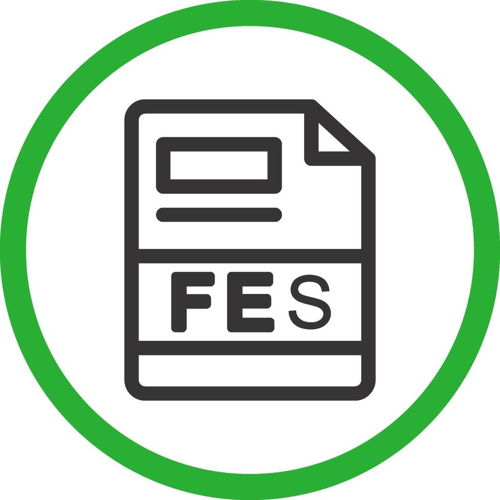 fes kreativ Symbol Design vektor