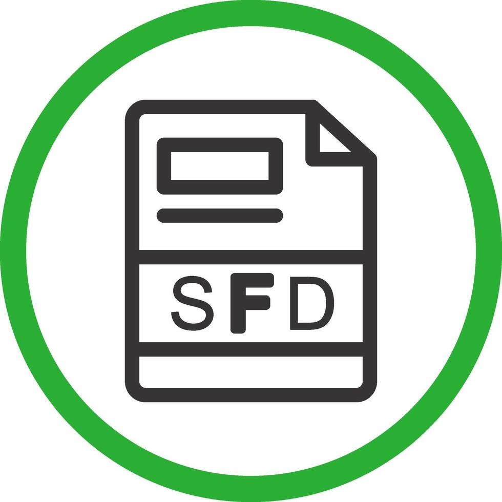 sfd kreativ Symbol Design vektor