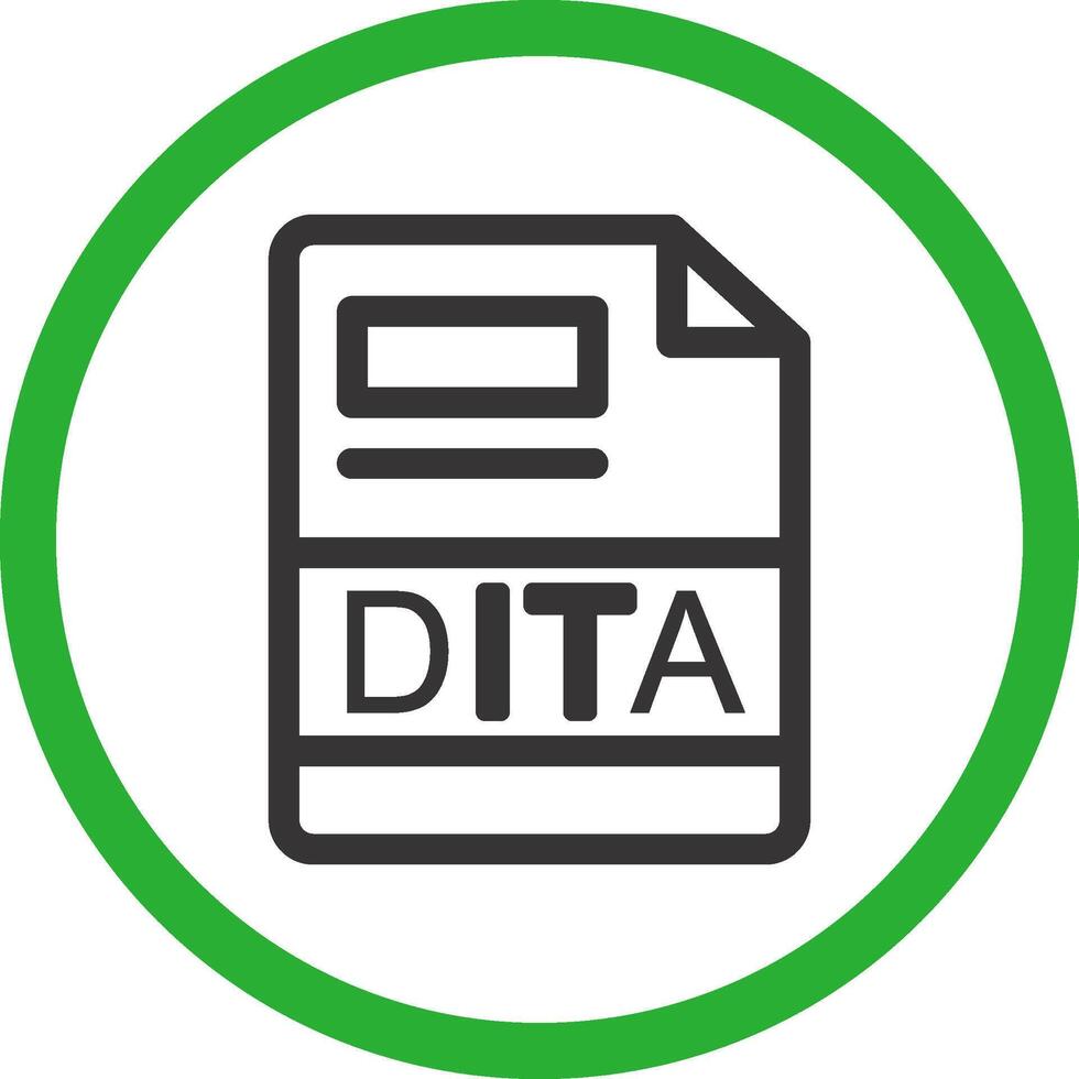 dita kreativ Symbol Design vektor