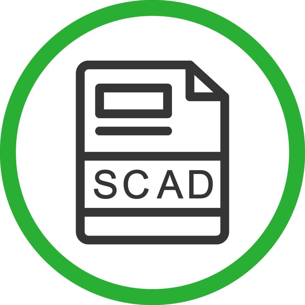 scad kreativ ikon design vektor