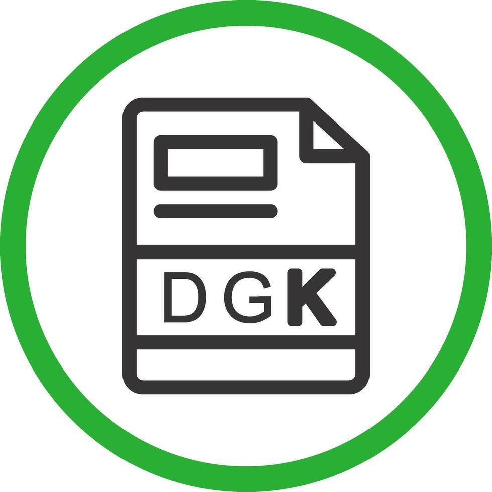 dgk kreativ Symbol Design vektor