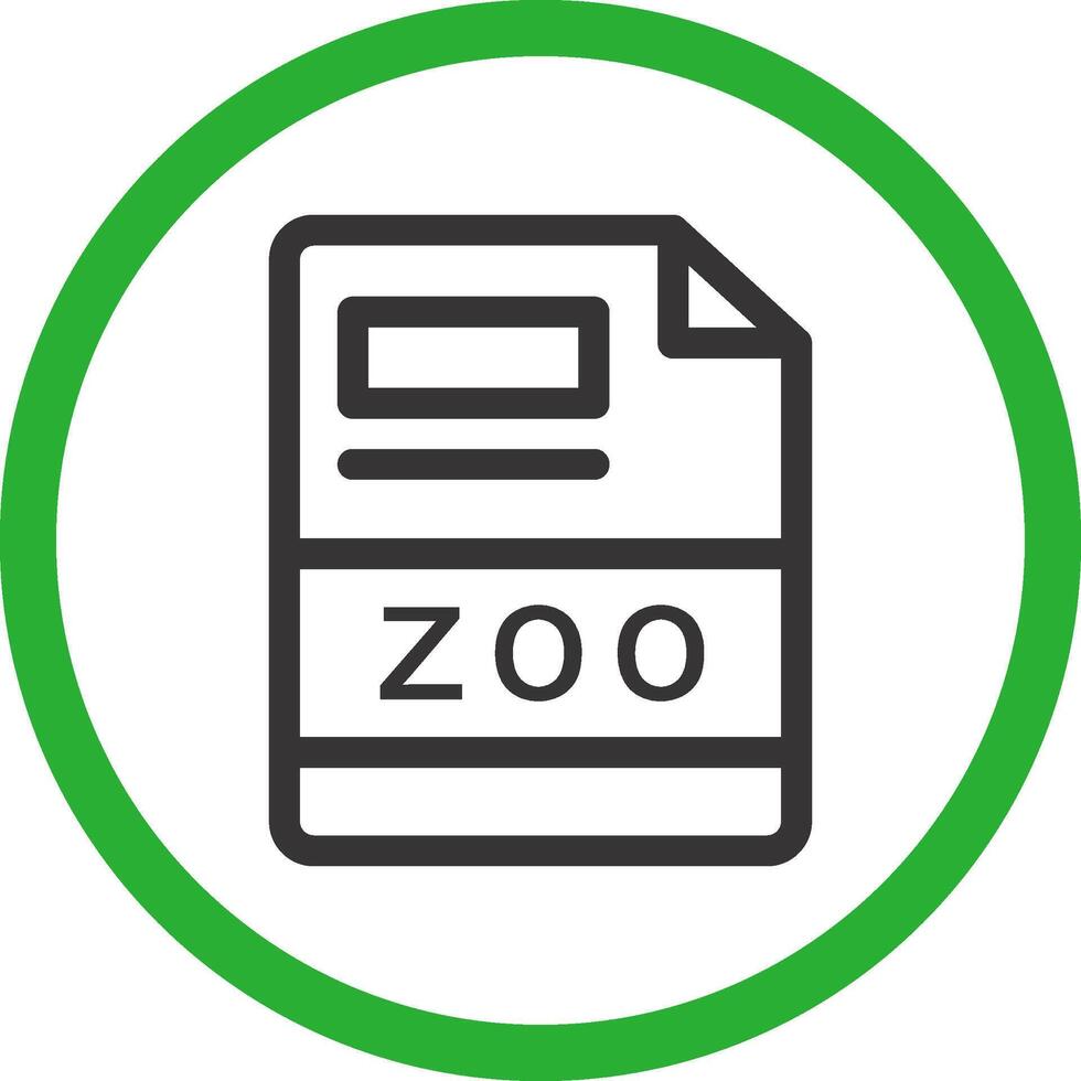 Zoo kreativ Symbol Design vektor