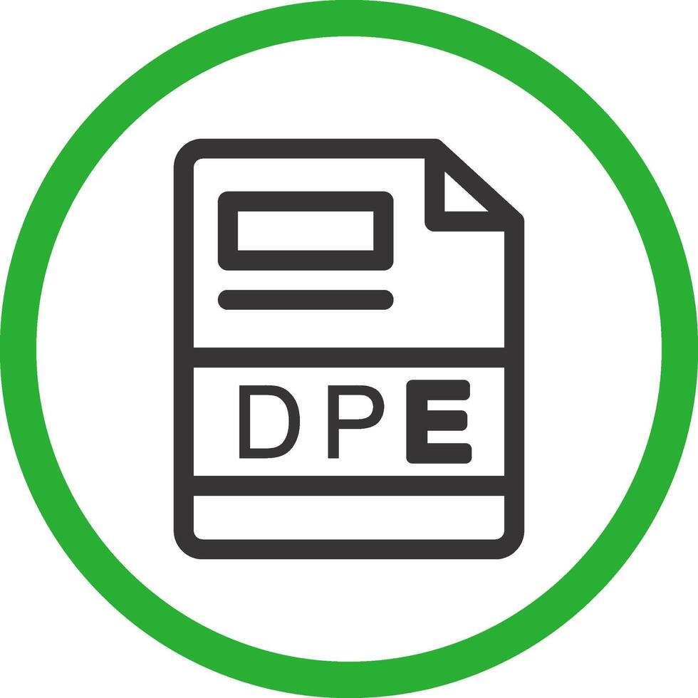 dpe kreativ Symbol Design vektor