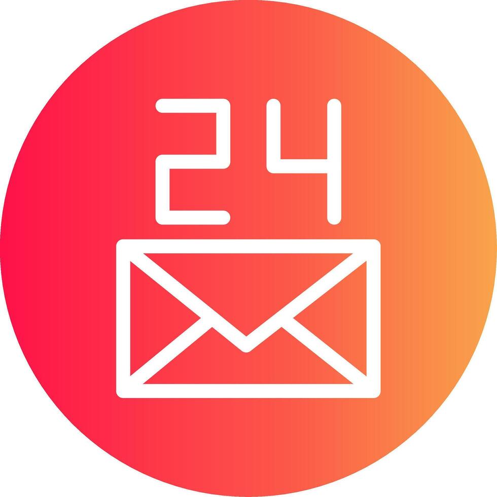 E-Mail kreatives Icon-Design vektor