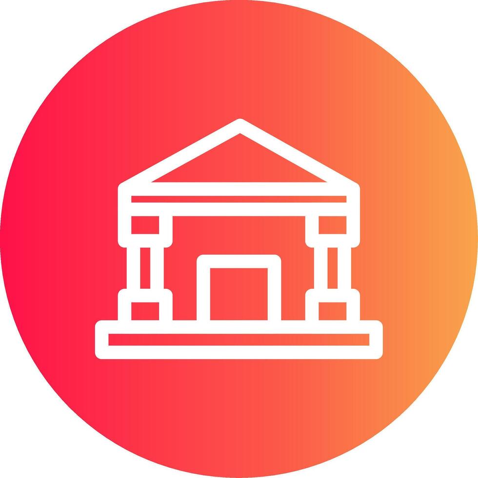 Bank kreatives Icon-Design vektor