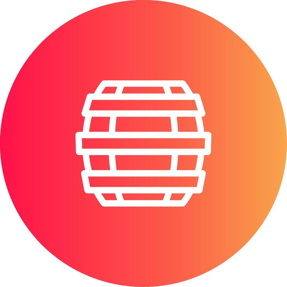 Barrel kreatives Icon-Design vektor