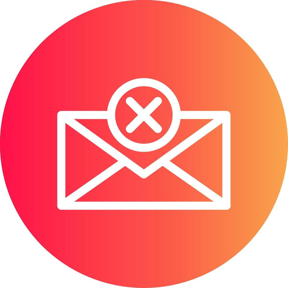 E-Mail kreatives Icon-Design vektor