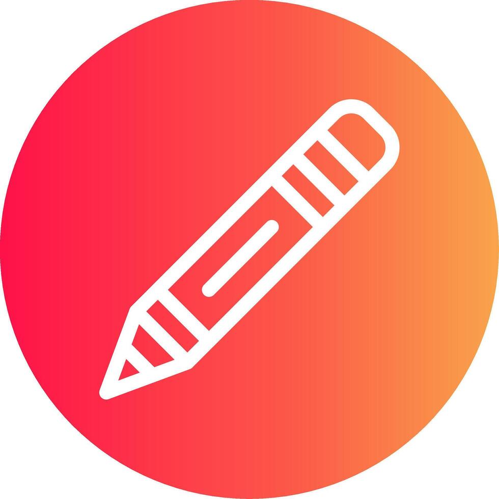 kreatives Icon-Design mit Bleistift vektor