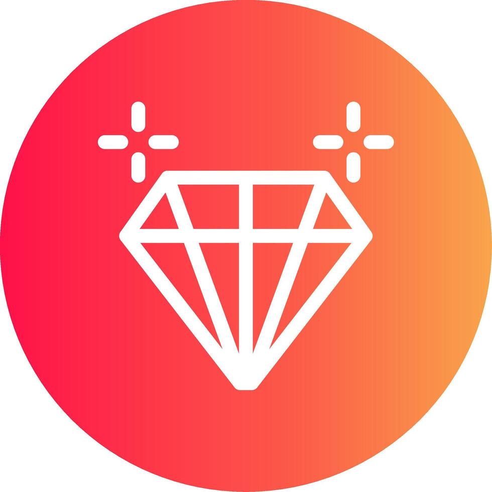 Diamant kreatives Icon-Design vektor