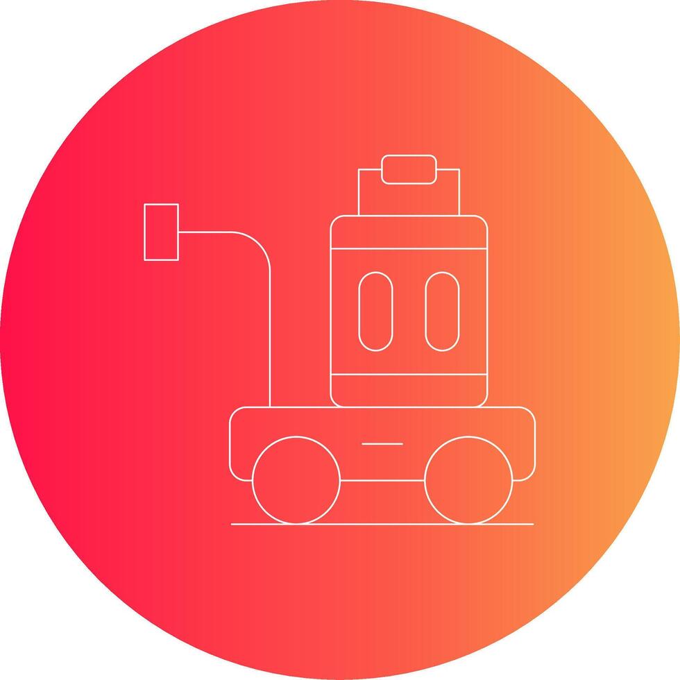 Gepäckwagen kreatives Icon-Design vektor