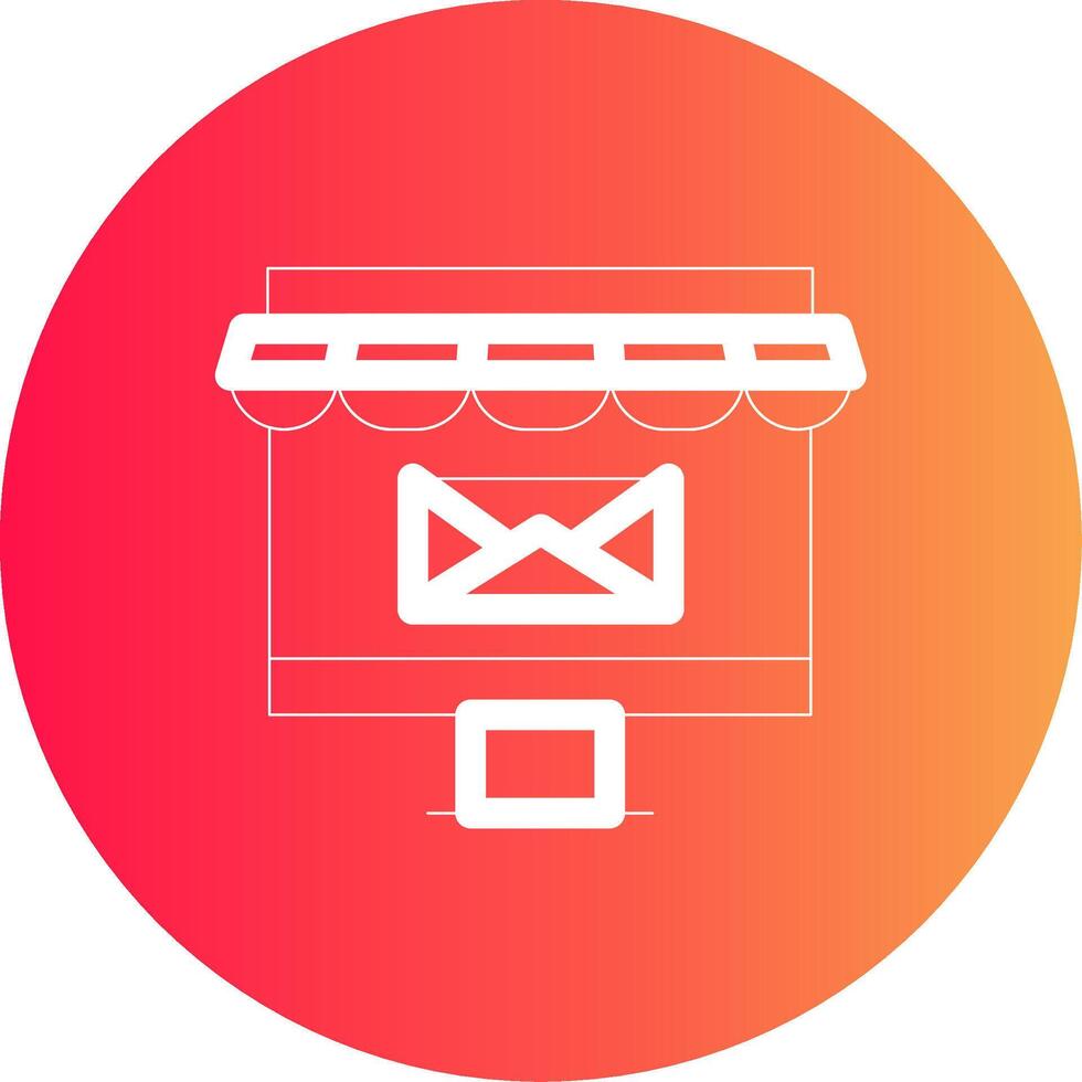 E-Mail kreatives Icon-Design vektor