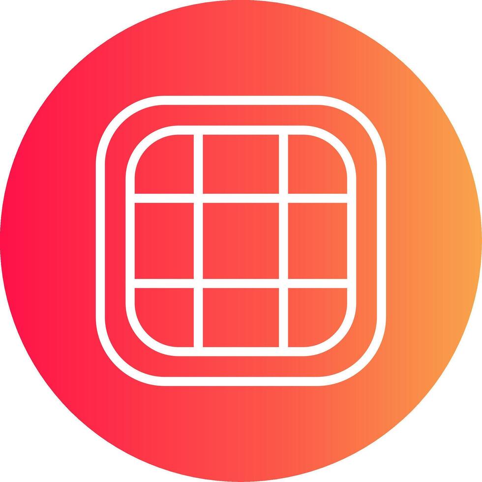 Gitter kreatives Icon-Design vektor