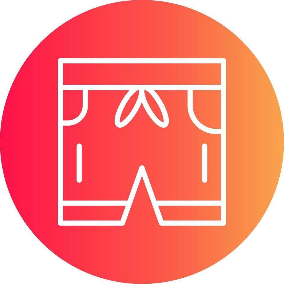 Shorts kreatives Icon-Design vektor