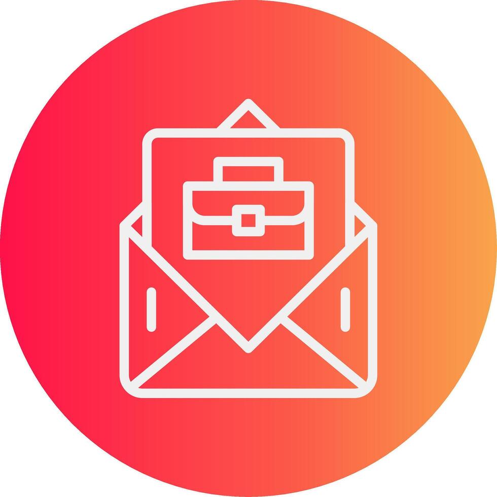 E-Mail kreatives Icon-Design vektor