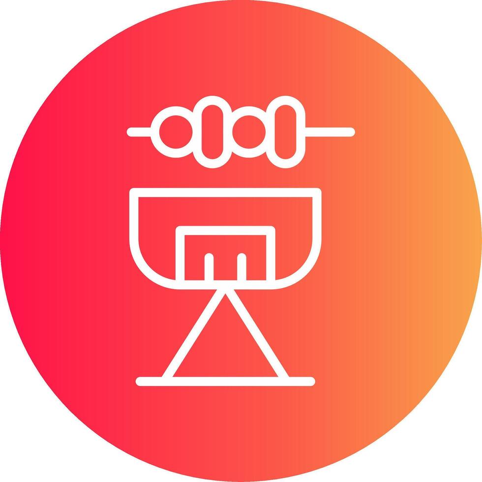 BBQ kreatives Icon-Design vektor