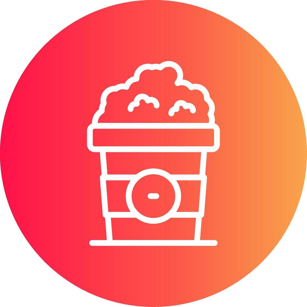 Popcorn kreatives Icon-Design vektor