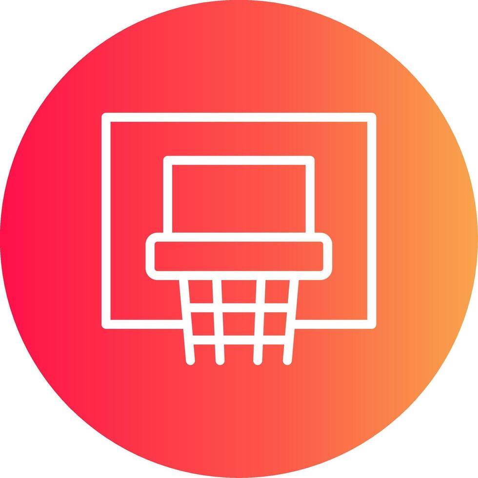 Basketball kreatives Icon-Design vektor