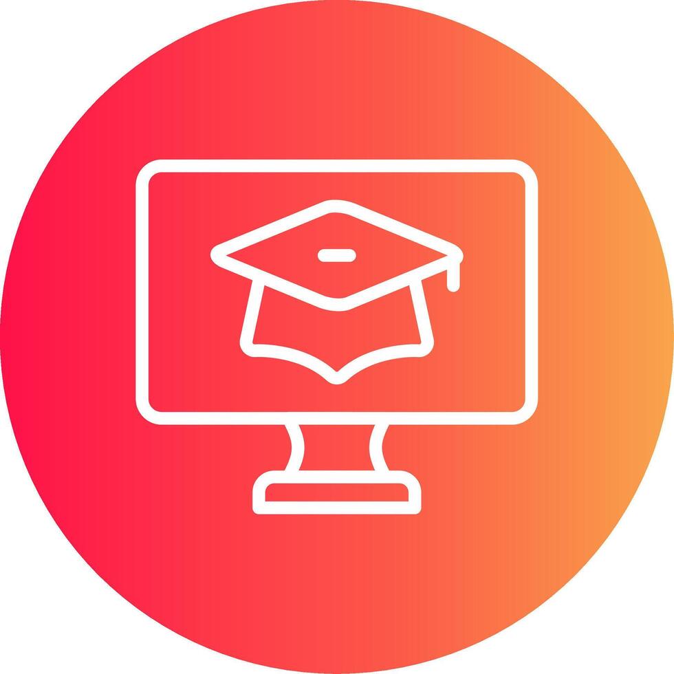 e-learning kreativ ikon design vektor