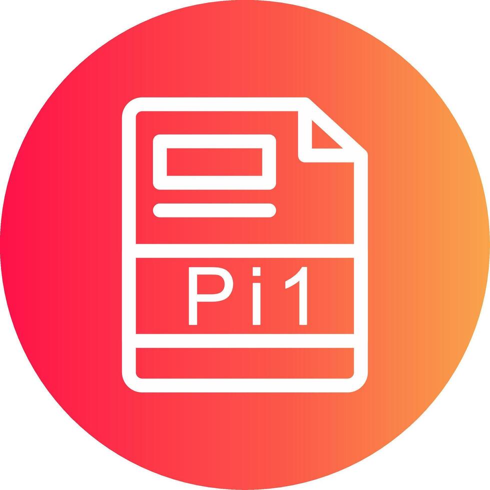 pi1 kreativ Symbol Design vektor