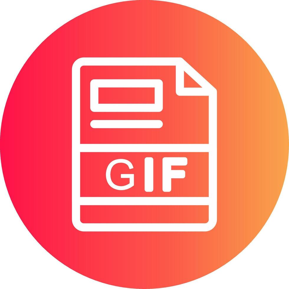 gif kreativ Symbol Design vektor