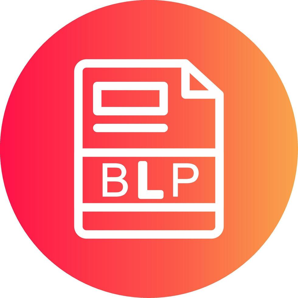 blp kreativ Symbol Design vektor