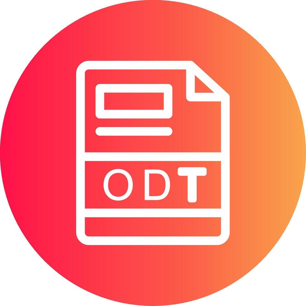 odt kreativ Symbol Design vektor