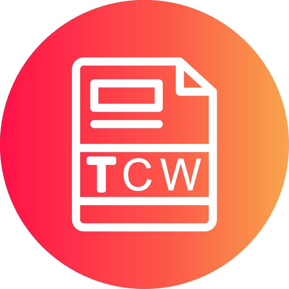 tcw kreativ Symbol Design vektor