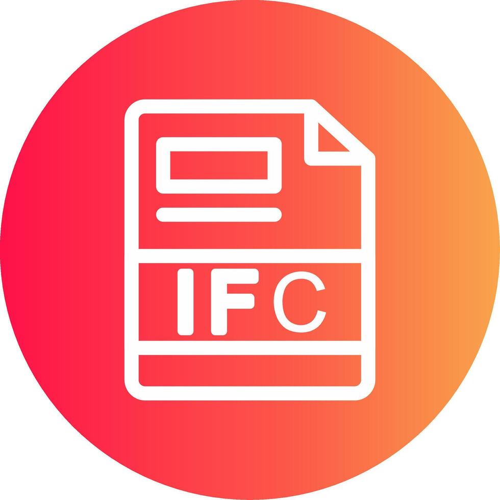 ifc kreativ ikon design vektor