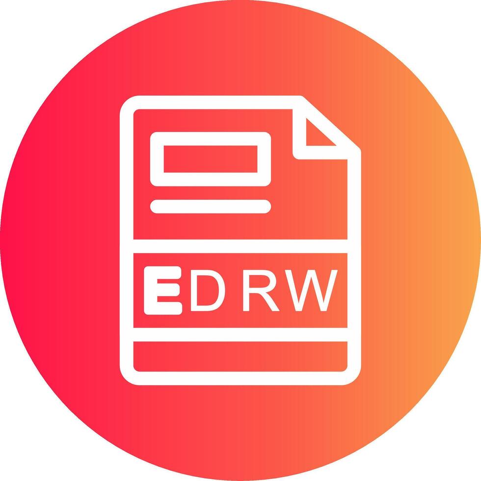 edrw kreativ Symbol Design vektor