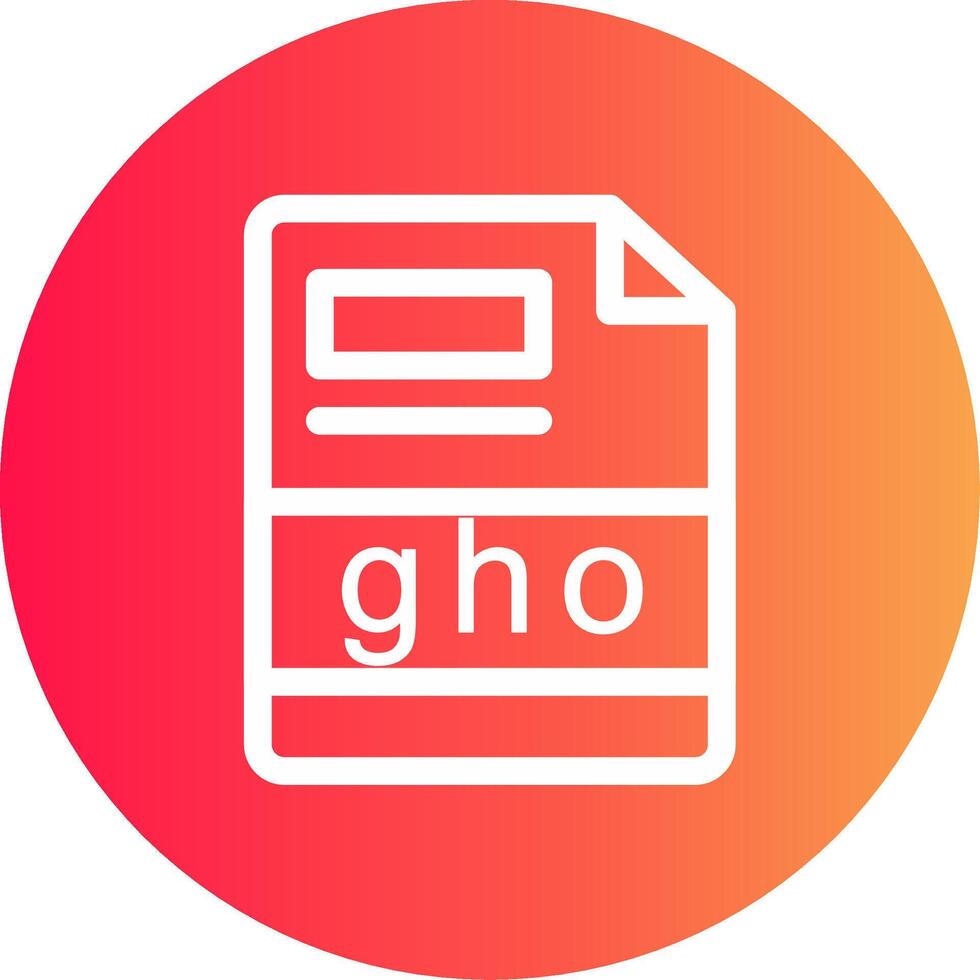 gho kreativ Symbol Design vektor