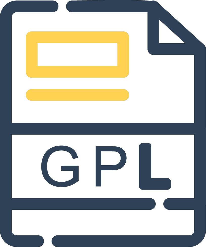 gpl kreativ Symbol Design vektor