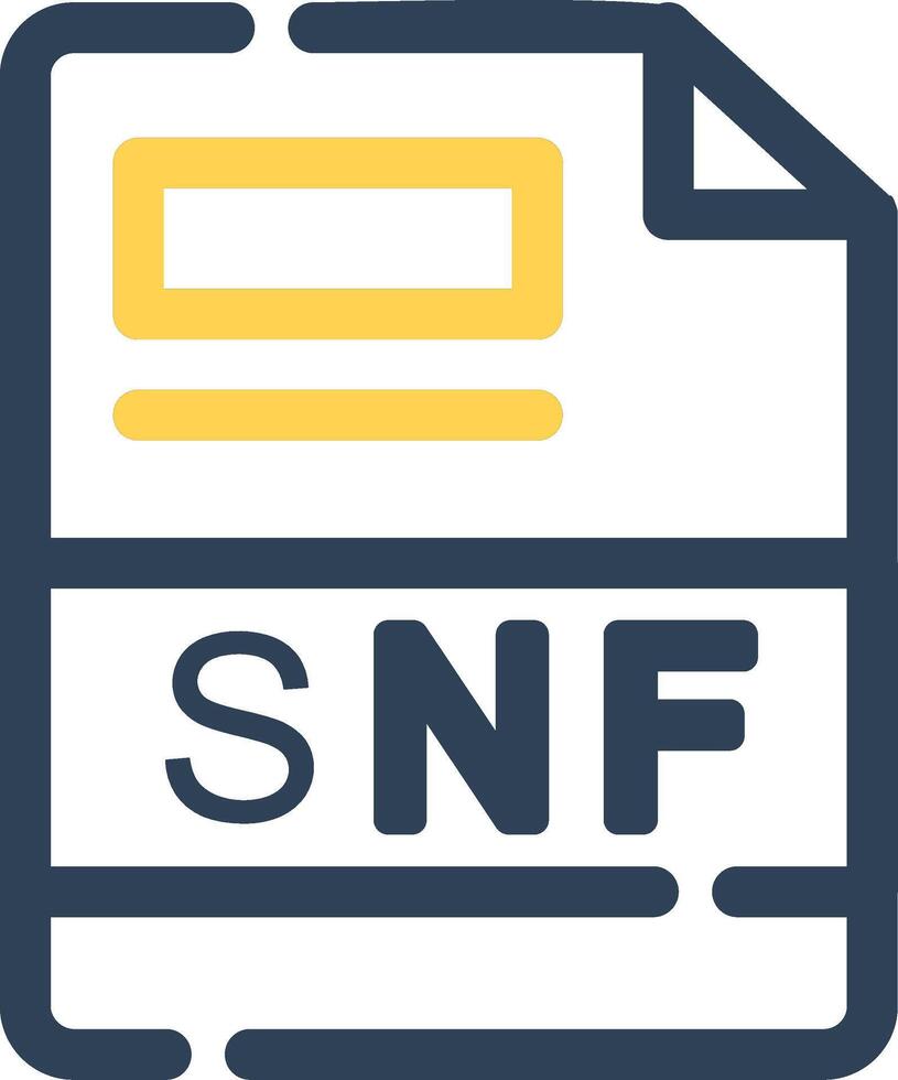 snf kreativ Symbol Design vektor