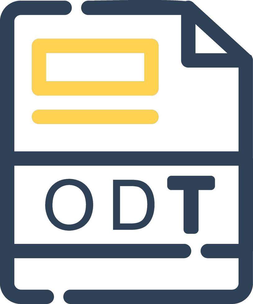 odt kreativ Symbol Design vektor