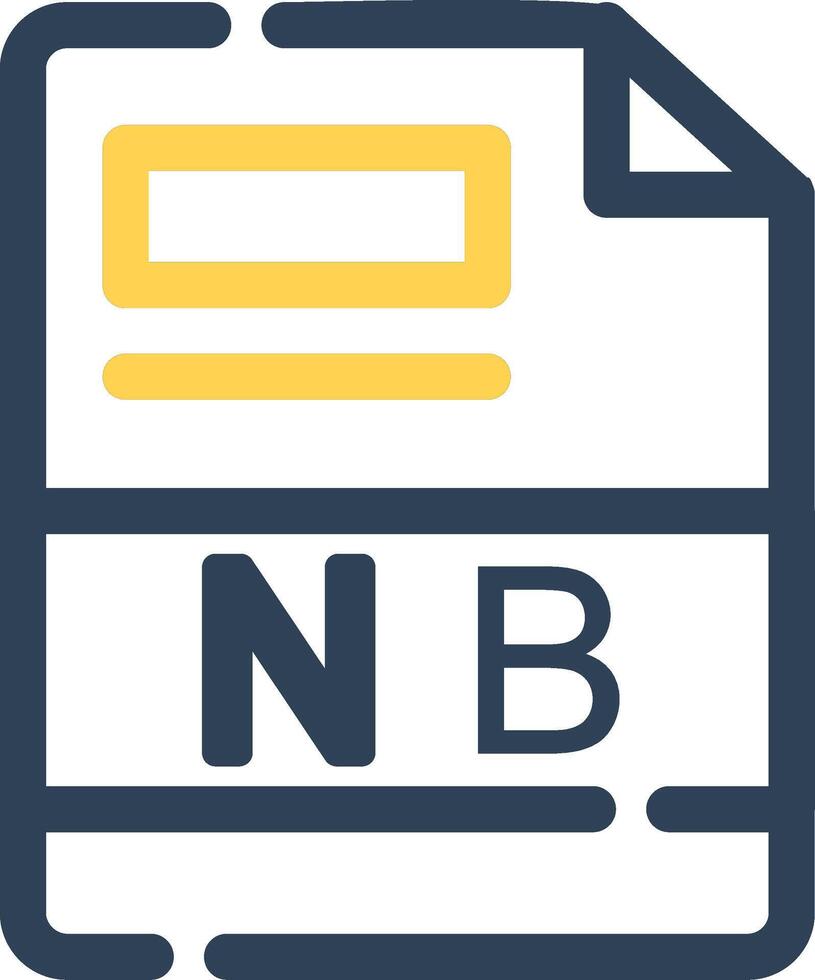 nb kreativ Symbol Design vektor